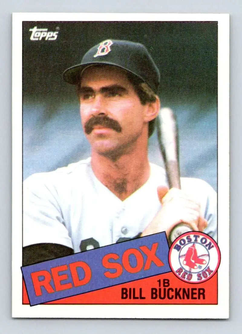 1985 Topps #65 Bill Buckner EX Excellent Boston Red Sox Baseball Card - Baseball Card Single