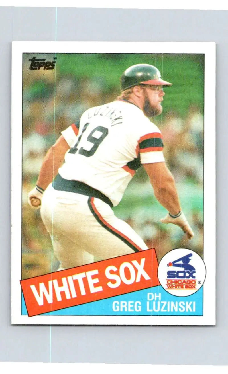 1985 Topps #650 Greg Luzinski EX Excellent Chicago White Sox Baseball Card - Baseball Card Single