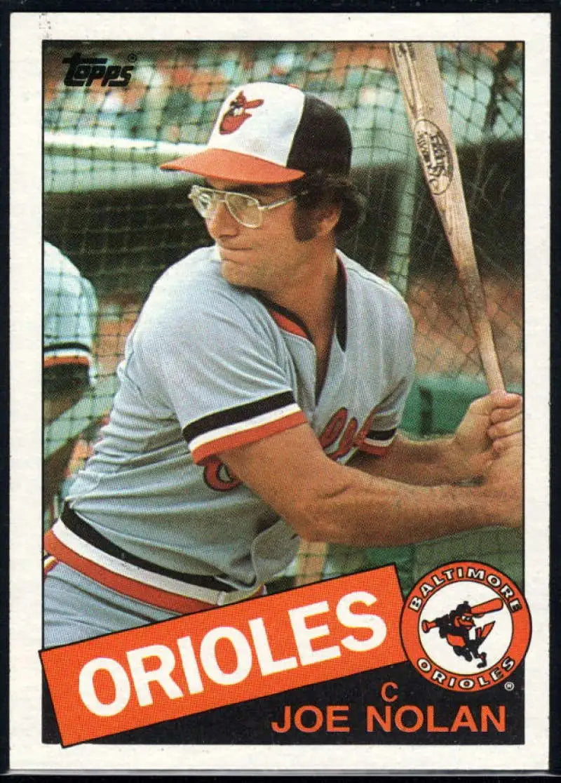 1985 Topps #652 Joe Nolan EX Excellent Baltimore Orioles Baseball Card - Baseball Card Single