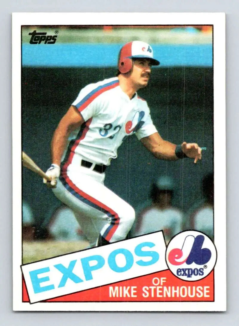 1985 Topps #658 Mike Stenhouse EX Excellent Montreal Expos Baseball Card - Baseball Card Single