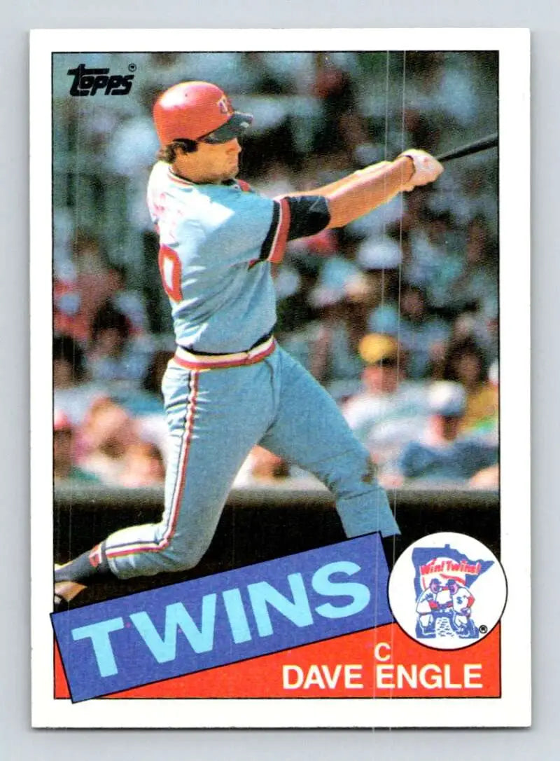 1985 Topps #667 Dave Engle EX Excellent Minnesota Twins Baseball Card - Baseball Card Single