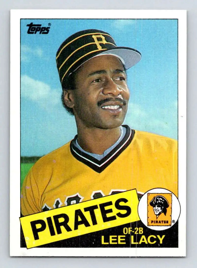 1985 Topps #669 Lee Lacy EX Excellent Pittsburgh Pirates Baseball Card - Baseball Card Single