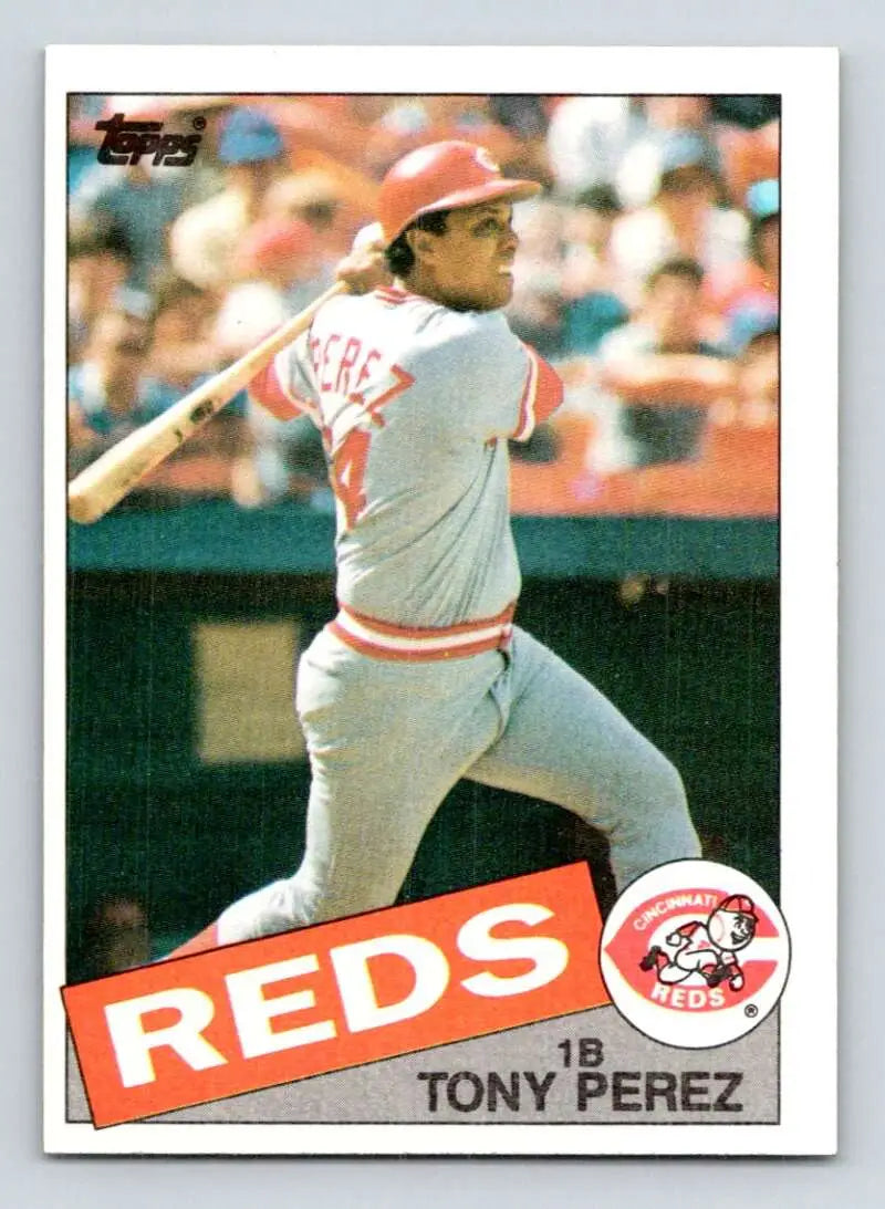 1985 Topps #675 Tony Perez EX Excellent Cincinnati Reds Baseball Card - Baseball Card Single
