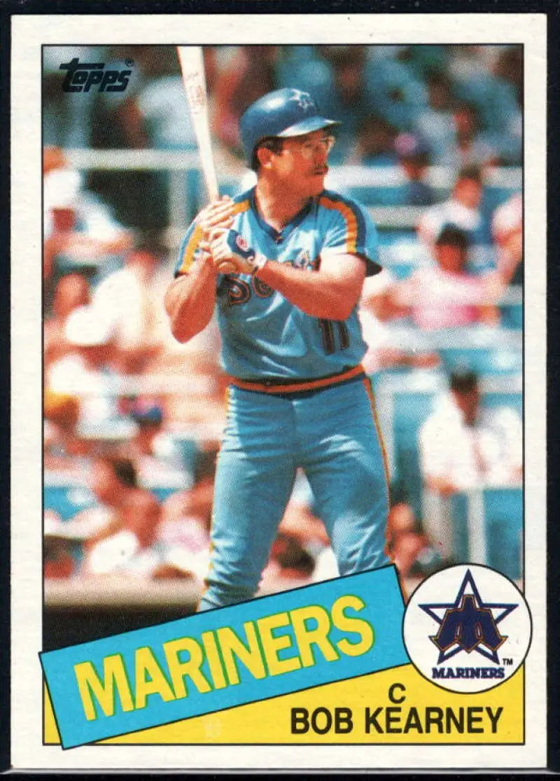 1985 Topps #679 Bob Kearney EX Excellent Seattle Mariners Baseball Card - Baseball Card Single