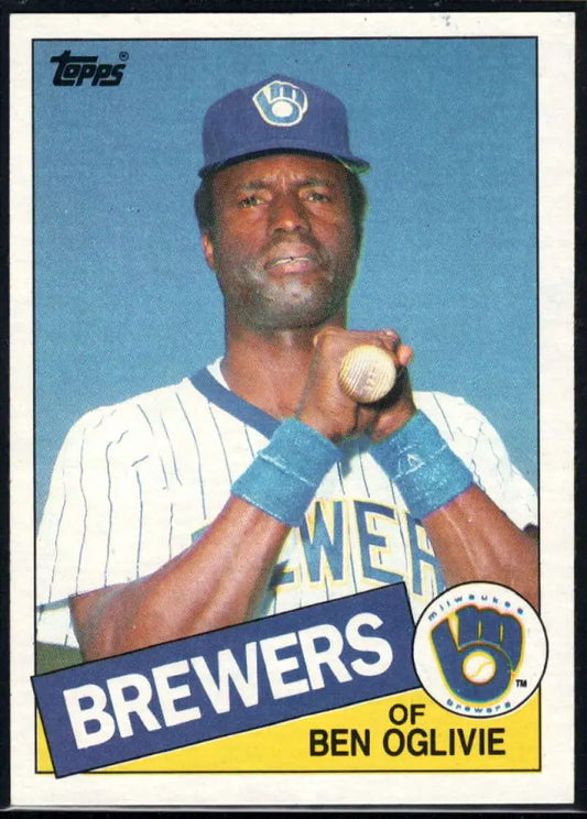 1985 Topps #681 Ben Oglivie EX Excellent Milwaukee Brewers Baseball Card - Baseball Card Single