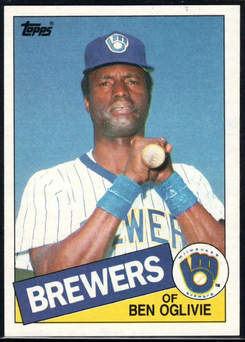 1985 Topps #681 Ben Oglivie EX Excellent Milwaukee Brewers Baseball Card - Baseball Card Single