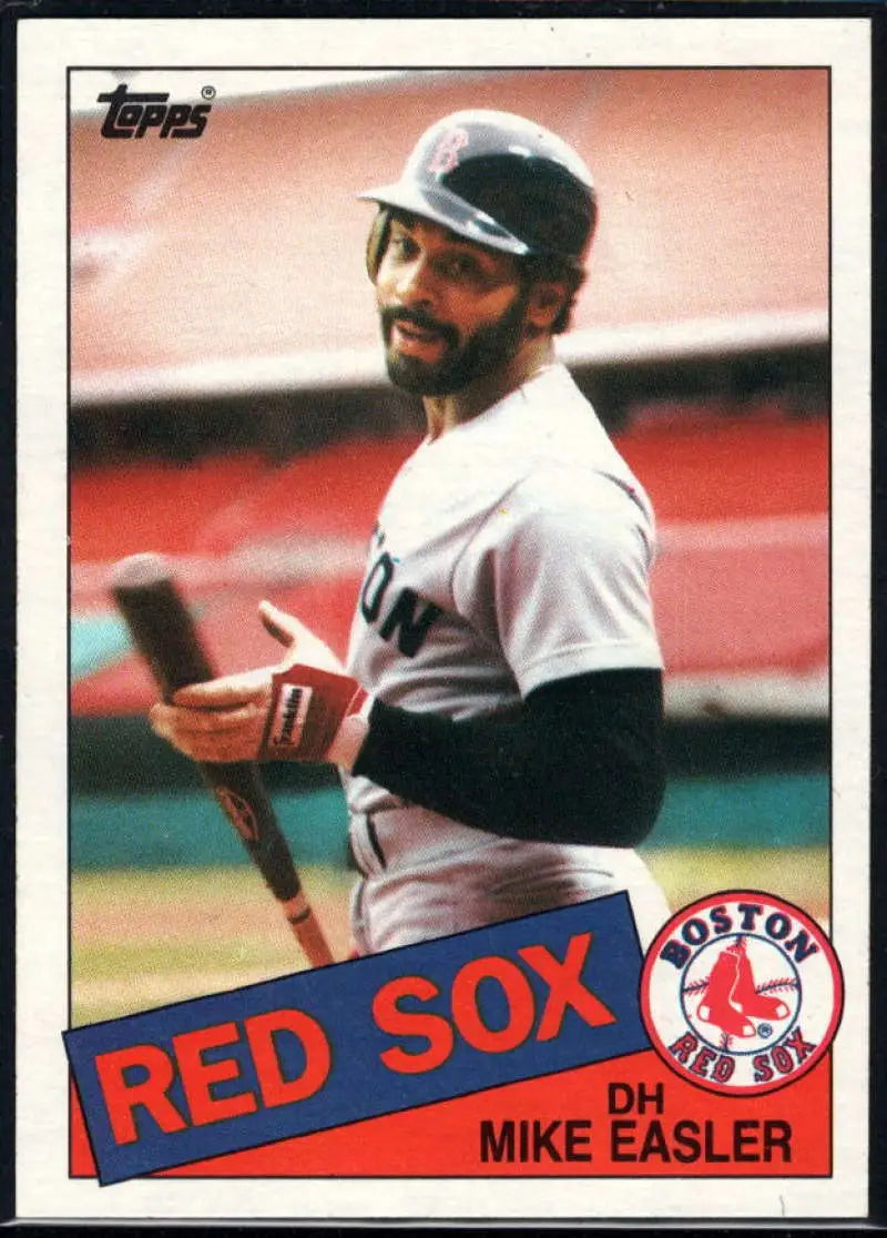 1985 Topps #686 Mike Easler EX Excellent Boston Red Sox Baseball Card - Baseball Card Single