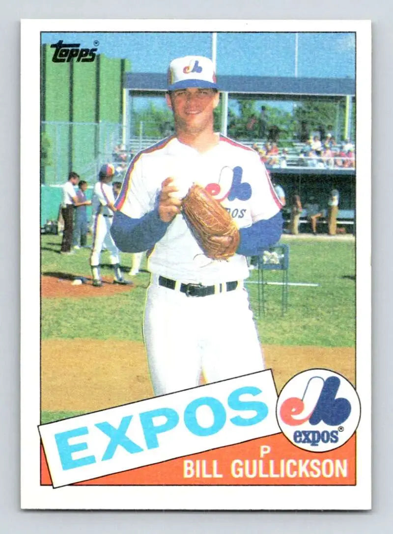 1985 Topps #687 Bill Gullickson EX Excellent Montreal Expos Baseball Card - Baseball Card Single