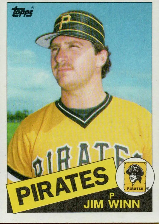 1985 Topps #69 Jim Winn EX Excellent Pittsburgh Pirates Baseball Card - Baseball Card Single