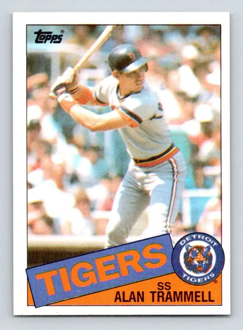 1985 Topps #690 Alan Trammell EX Excellent Detroit Tigers Baseball Card - Baseball Card Single