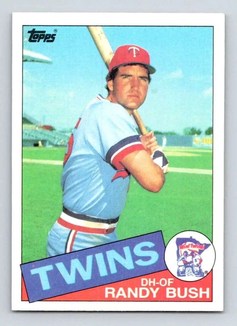 1985 Topps #692 Randy Bush EX Excellent Minnesota Twins Baseball Card - Baseball Card Single