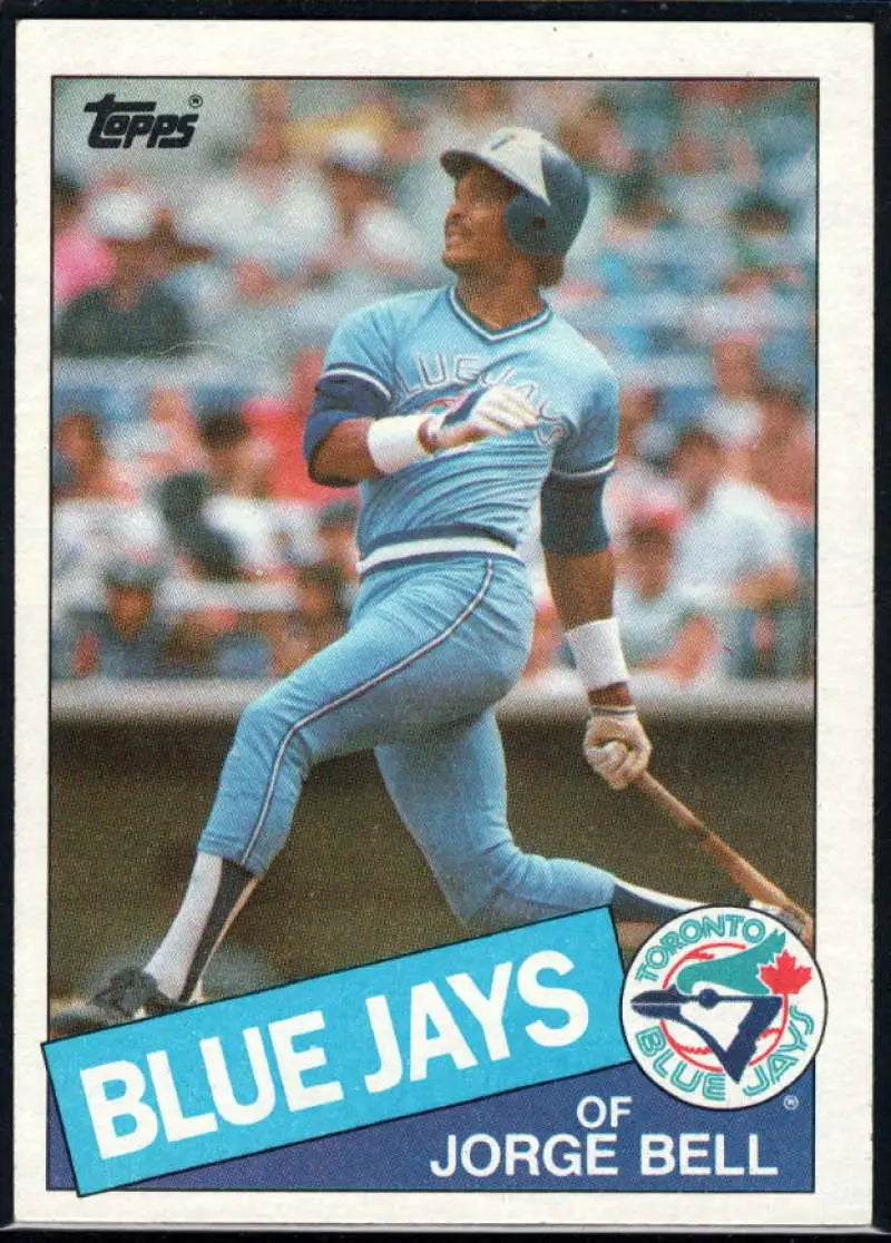 1985 Topps #698 George Bell EX Excellent Toronto Blue Jays Baseball Card - Baseball Card Single