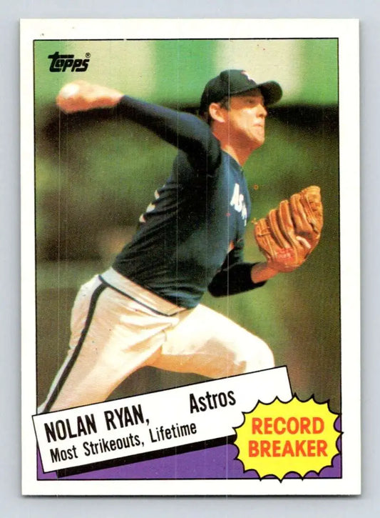 1985 Topps #7 Nolan Ryan EX Excellent Houston Astros Baseball Card