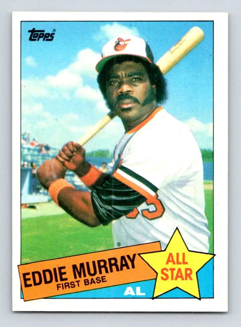 1985 Topps #701 Eddie Murray EX Excellent Baltimore Orioles Baseball Card - Baseball Card Single