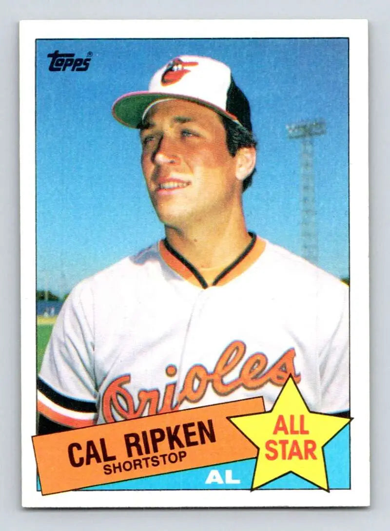 1985 Topps #704 Cal Ripken Jr. EX Excellent Baltimore Orioles Baseball Card - Baseball Card Single