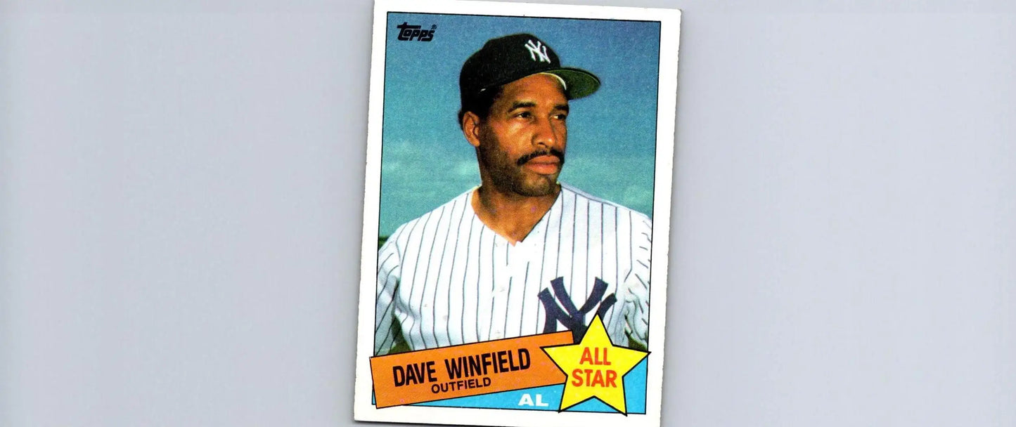 1985 Topps #705 Dave Winfield Baseball Card for trading card collectors