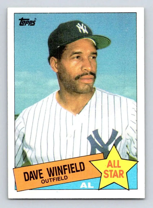 1985 Topps #705 Dave Winfield EX Excellent New York Yankees Baseball Card - Baseball Card Single