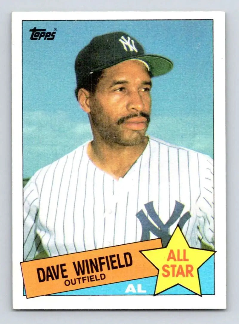 1985 Topps #705 Dave Winfield EX Excellent New York Yankees Baseball Card - Baseball Card Single