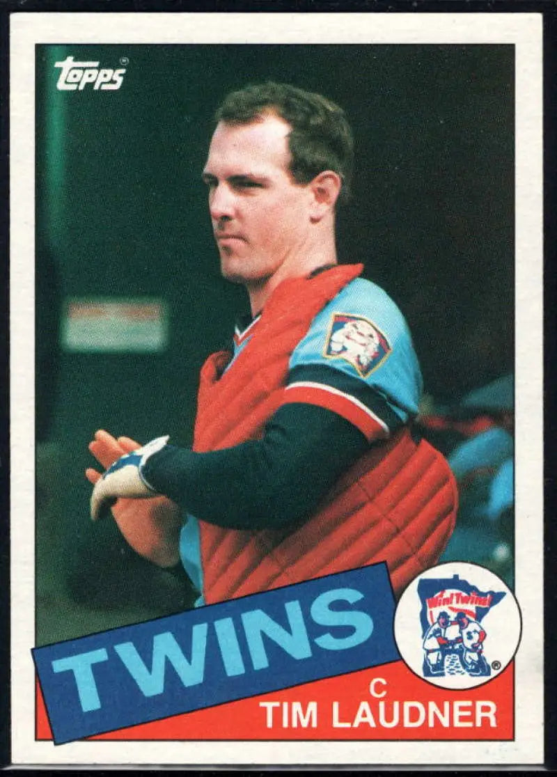 1985 Topps #71 Tim Laudner EX Excellent Minnesota Twins Baseball Card - Baseball Card Single