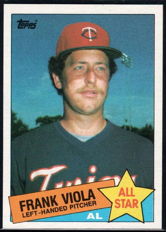1985 Topps #710 Frank Viola EX Excellent Minnesota Twins Baseball Card - Baseball Card Single