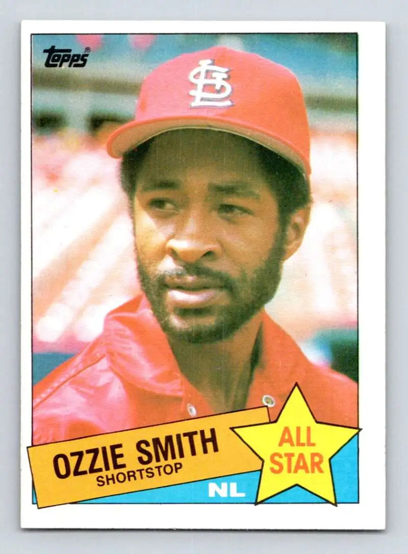 1985 Topps #715 Ozzie Smith EX Excellent St. Louis Cardinals Baseball Card - Baseball Card Single