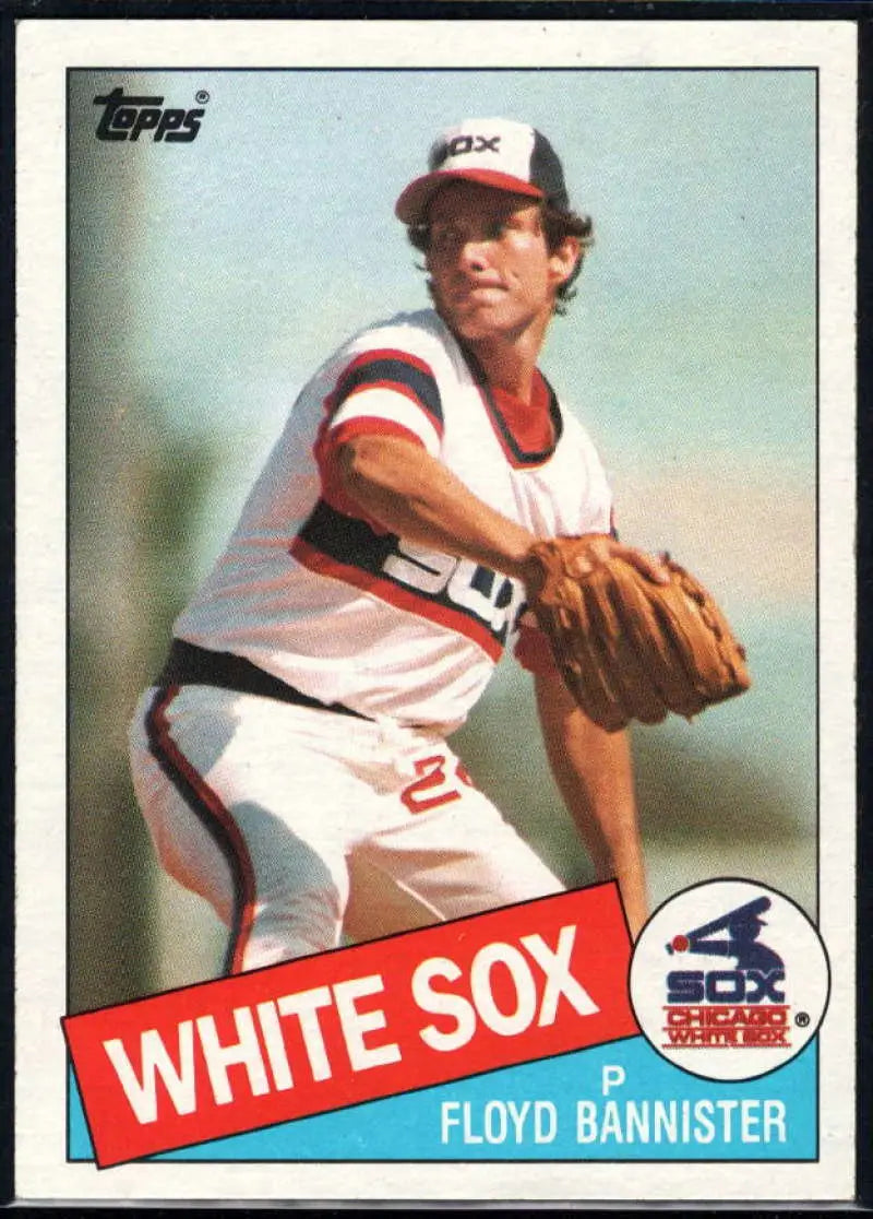 1985 Topps #725 Floyd Bannister EX Excellent Chicago White Sox Baseball Card - Baseball Card Single