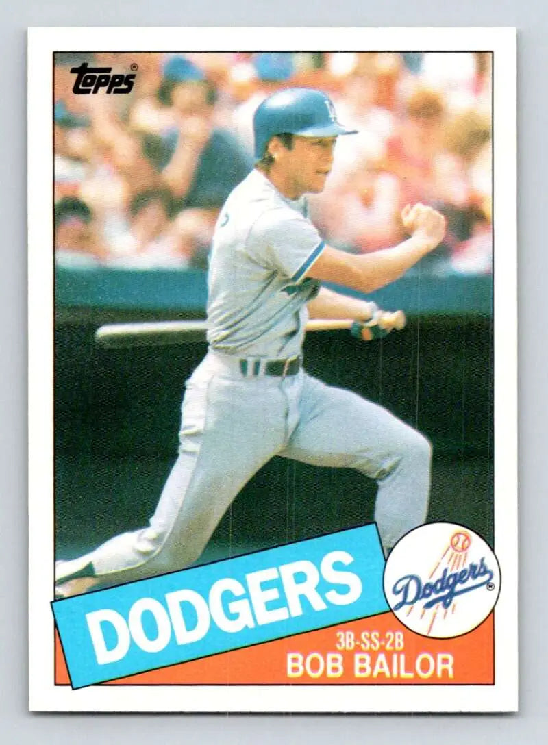 1985 Topps #728 Bob Bailor EX Excellent Los Angeles Dodgers Baseball Card - Baseball Card Single