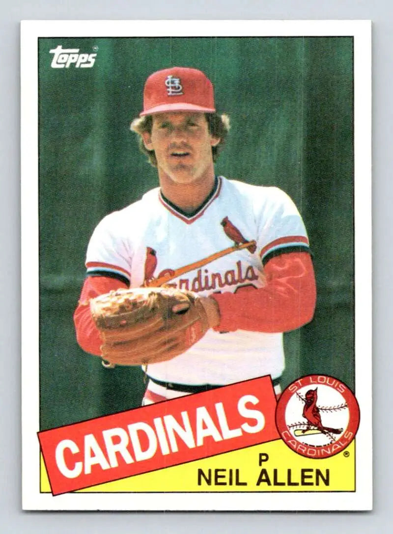 1985 Topps #731 Neil Allen EX Excellent St. Louis Cardinals Baseball Card - Baseball Card Single