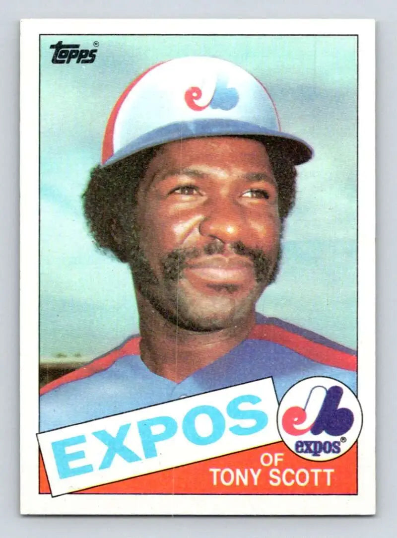 1985 Topps #733 Tony Scott EX Excellent Montreal Expos Baseball Card - Baseball Card Single