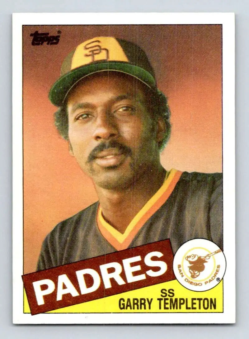 1985 Topps #735 Garry Templeton EX Excellent San Diego Padres Baseball Card - Baseball Card Single