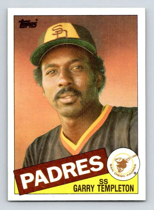 1985 Topps #735 Garry Templeton EX Excellent San Diego Padres Baseball Card - Baseball Card Single