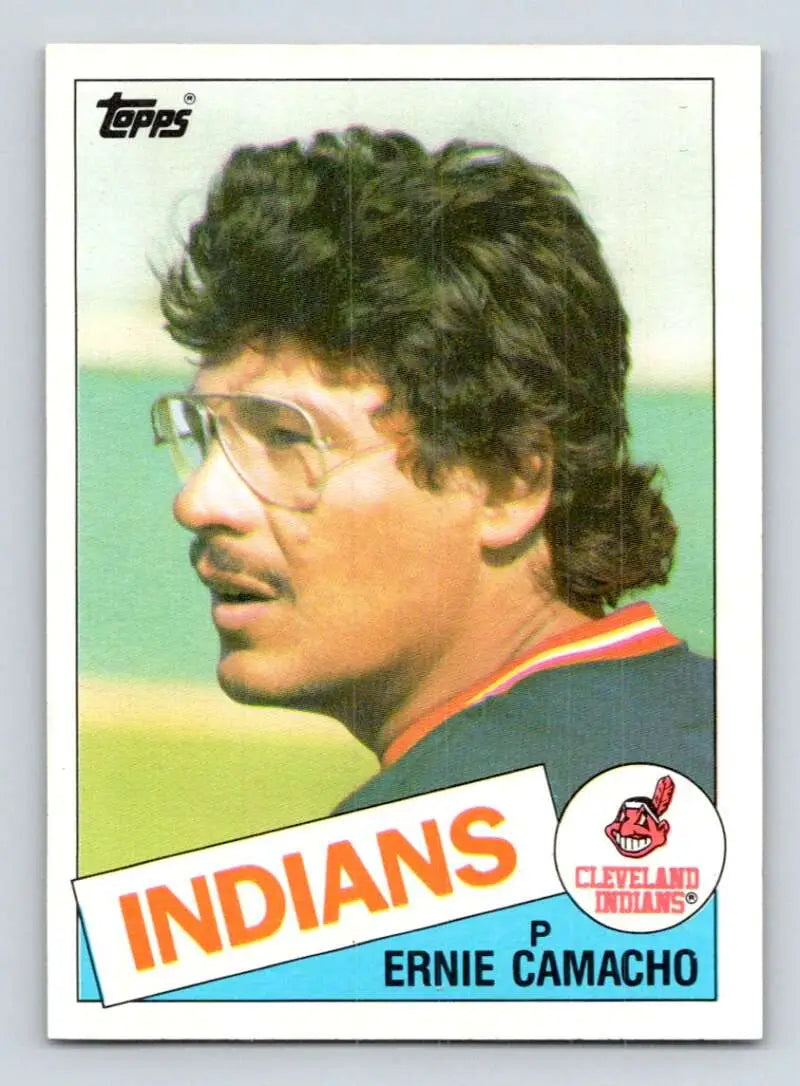 1985 Topps #739 Ernie Camacho EX Excellent Cleveland Indians Baseball Card - Baseball Card Single