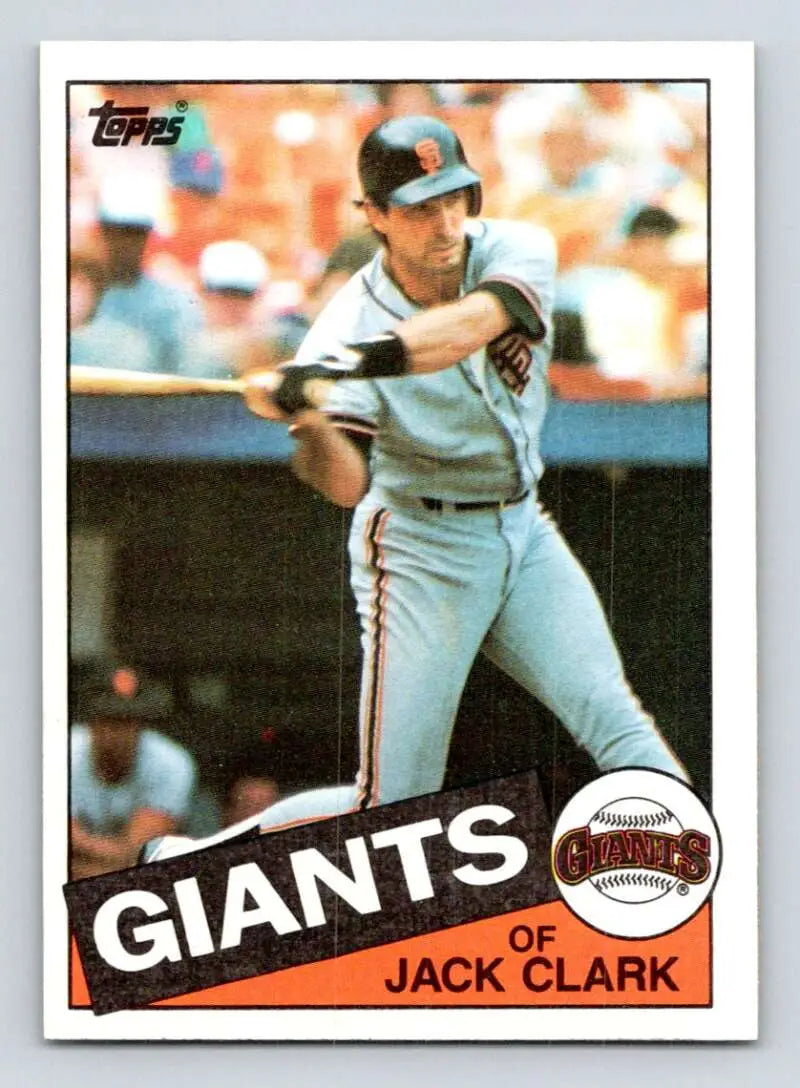 1985 Topps #740 Jack Clark EX Excellent San Francisco Giants Baseball Card - Baseball Card Single