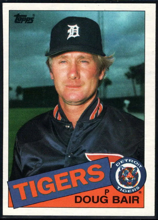 1985 Topps #744 Doug Bair EX Excellent Detroit Tigers Baseball Card - Baseball Card Single