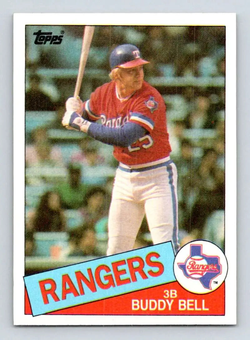 1985 Topps #745 Buddy Bell EX Excellent Texas Rangers Baseball Card - Baseball Card Single