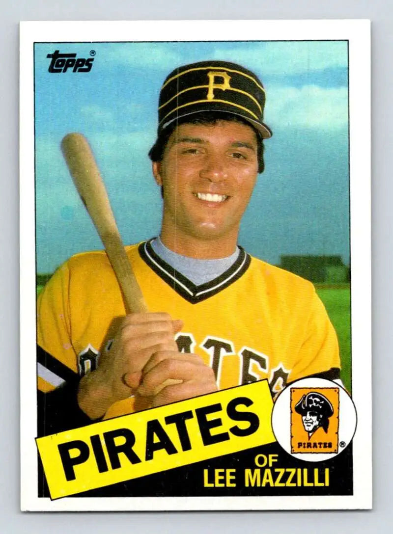 1985 Topps #748 Lee Mazzilli EX Excellent Pittsburgh Pirates Baseball Card - Baseball Card Single