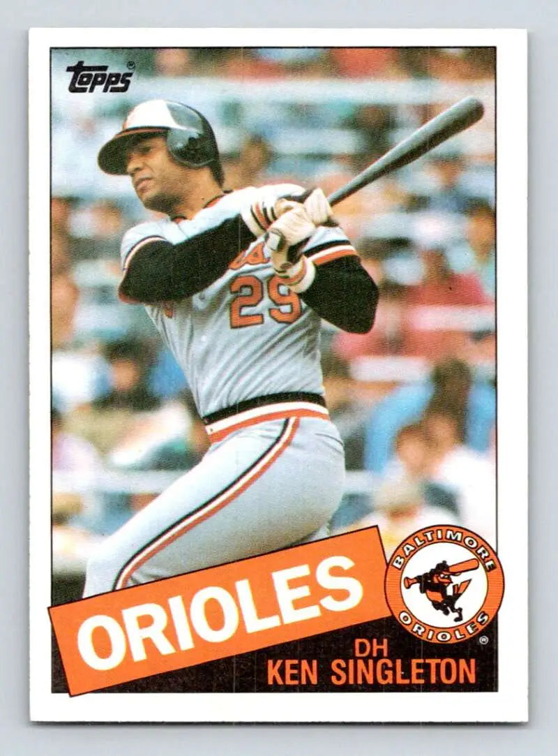 1985 Topps #755 Ken Singleton EX Excellent Baltimore Orioles Baseball Card - Baseball Card Single