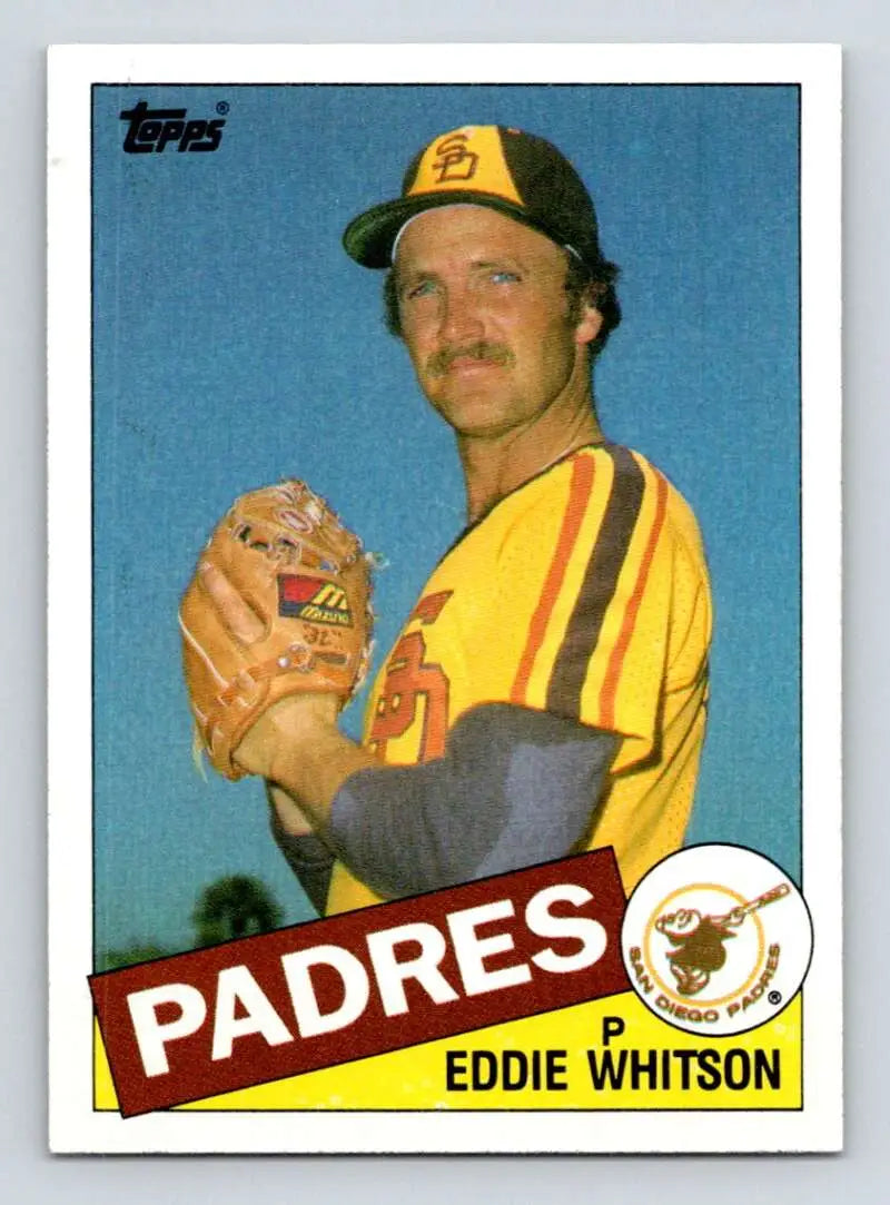 1985 Topps #762 Ed Whitson EX Excellent San Diego Padres Baseball Card - Baseball Card Single