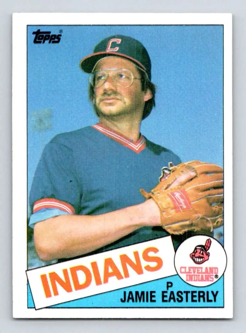 1985 Topps #764 Jamie Easterly EX Excellent Cleveland Indians Baseball Card - Baseball Card Single