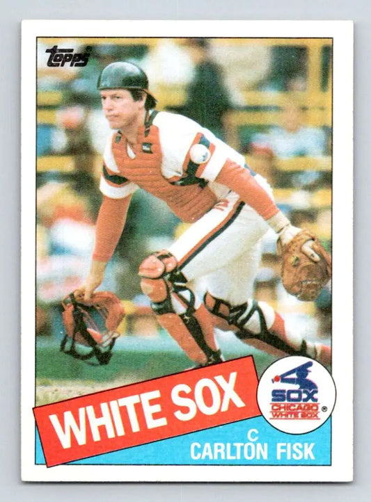 1985 Topps #770 Carlton Fisk EX Excellent Chicago White Sox Baseball Card - Baseball Card Single