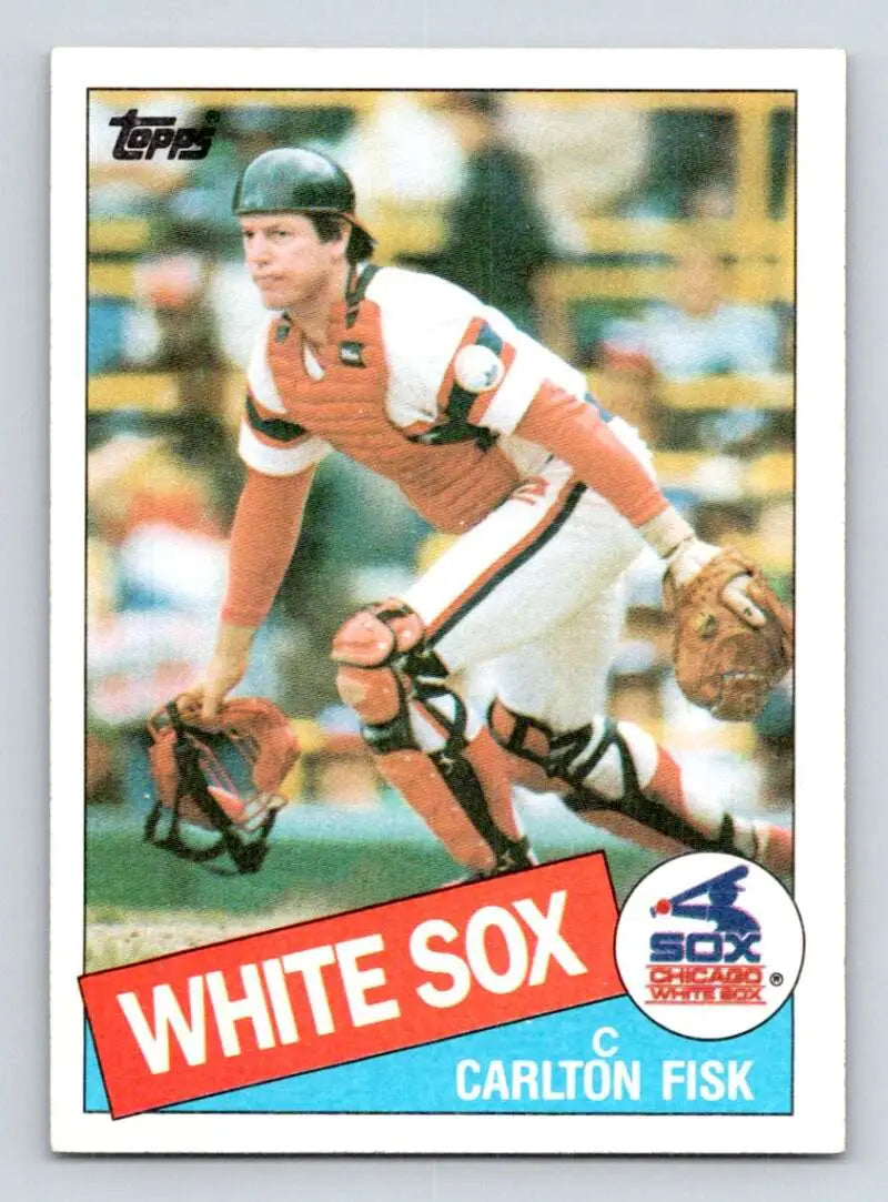 1985 Topps #770 Carlton Fisk EX Excellent Chicago White Sox Baseball Card - Baseball Card Single