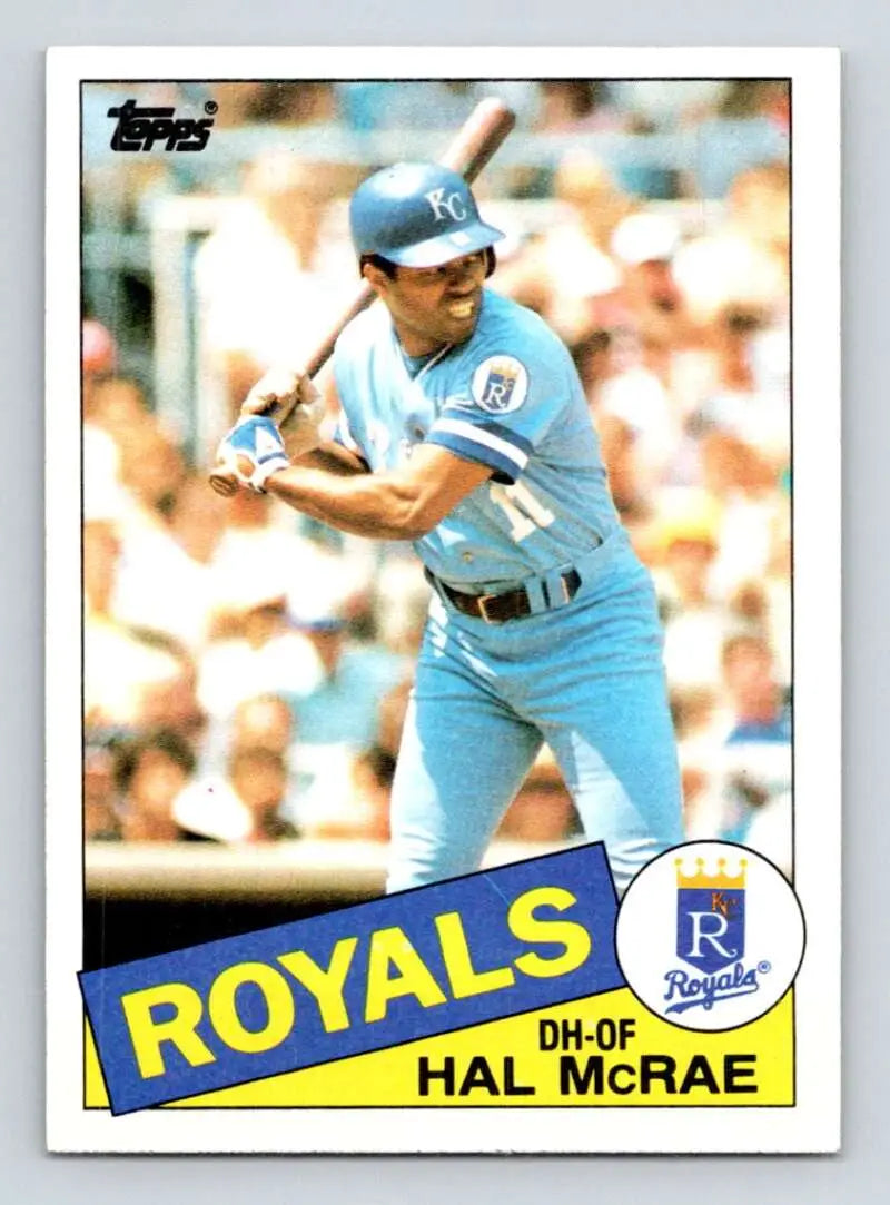 1985 Topps #773 Hal McRae EX Excellent Kansas City Royals Baseball Card - Baseball Card Single