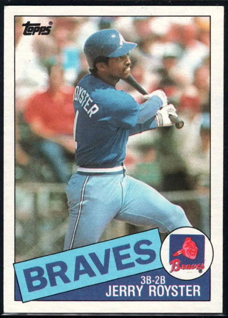 1985 Topps #776 Jerry Royster EX Excellent Atlanta Braves Baseball Card - Baseball Card Single