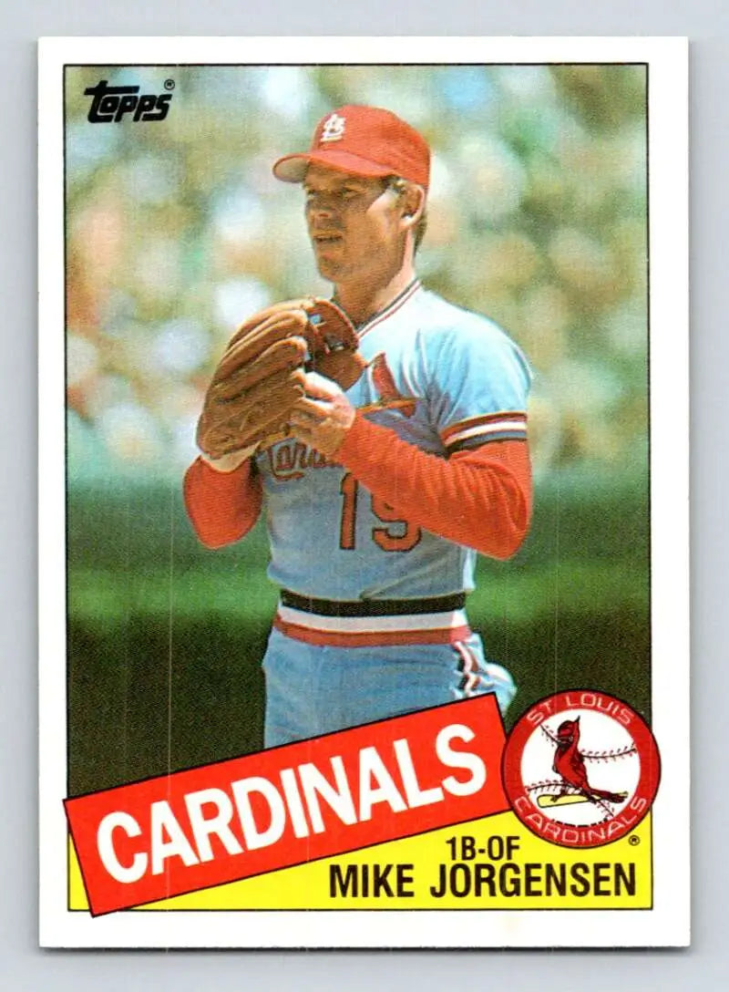 1985 Topps #783 Mike Jorgensen EX Excellent St. Louis Cardinals Baseball Card - Baseball Card Single