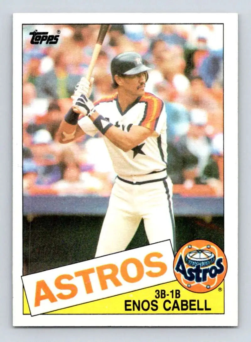 1985 Topps #786 Enos Cabell EX Excellent Houston Astros Baseball Card - Baseball Card Single