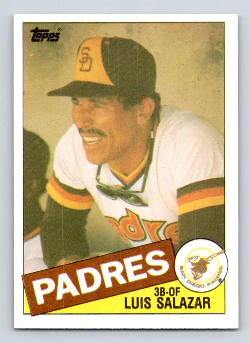 1985 Topps #789 Luis Salazar EX Excellent San Diego Padres Baseball Card - Baseball Card Single