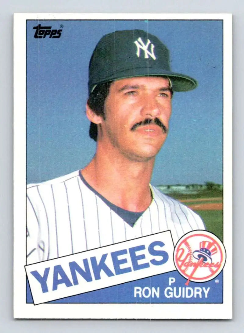 1985 Topps #790 Ron Guidry EX Excellent New York Yankees Baseball Card - Baseball Card Single