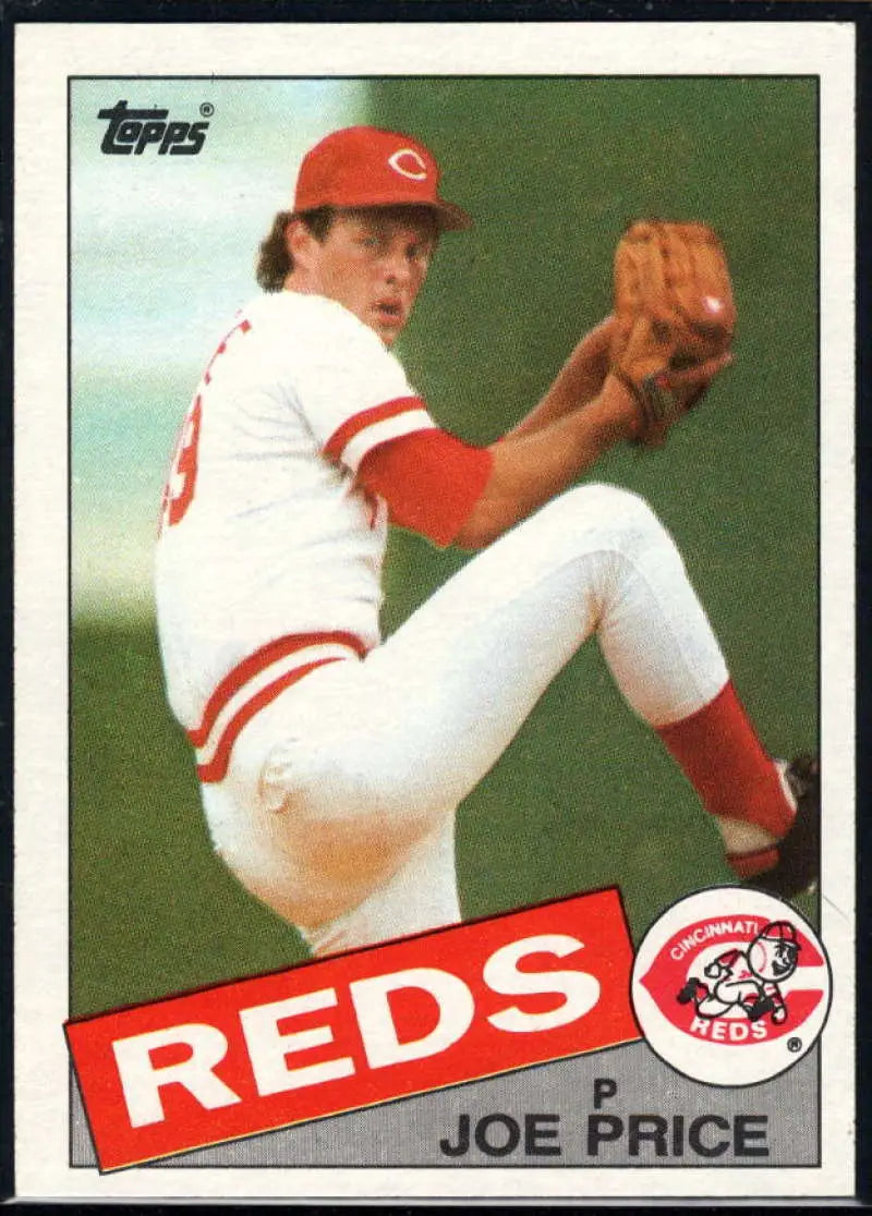 1985 Topps #82 Joe Price EX Excellent Cincinnati Reds Baseball Card - Baseball Card Single