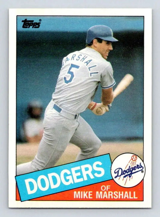 1985 Topps #85 Mike Marshall EX Excellent Los Angeles Dodgers Baseball Card - Baseball Card Single