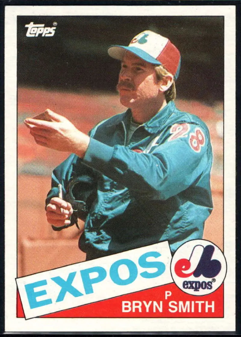 1985 Topps #88 Bryn Smith EX Excellent Montreal Expos Baseball Card - Baseball Card Single